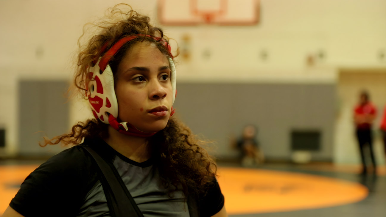 Shirley Paulino at a wrestling match in Lucha A Wrestling Tale